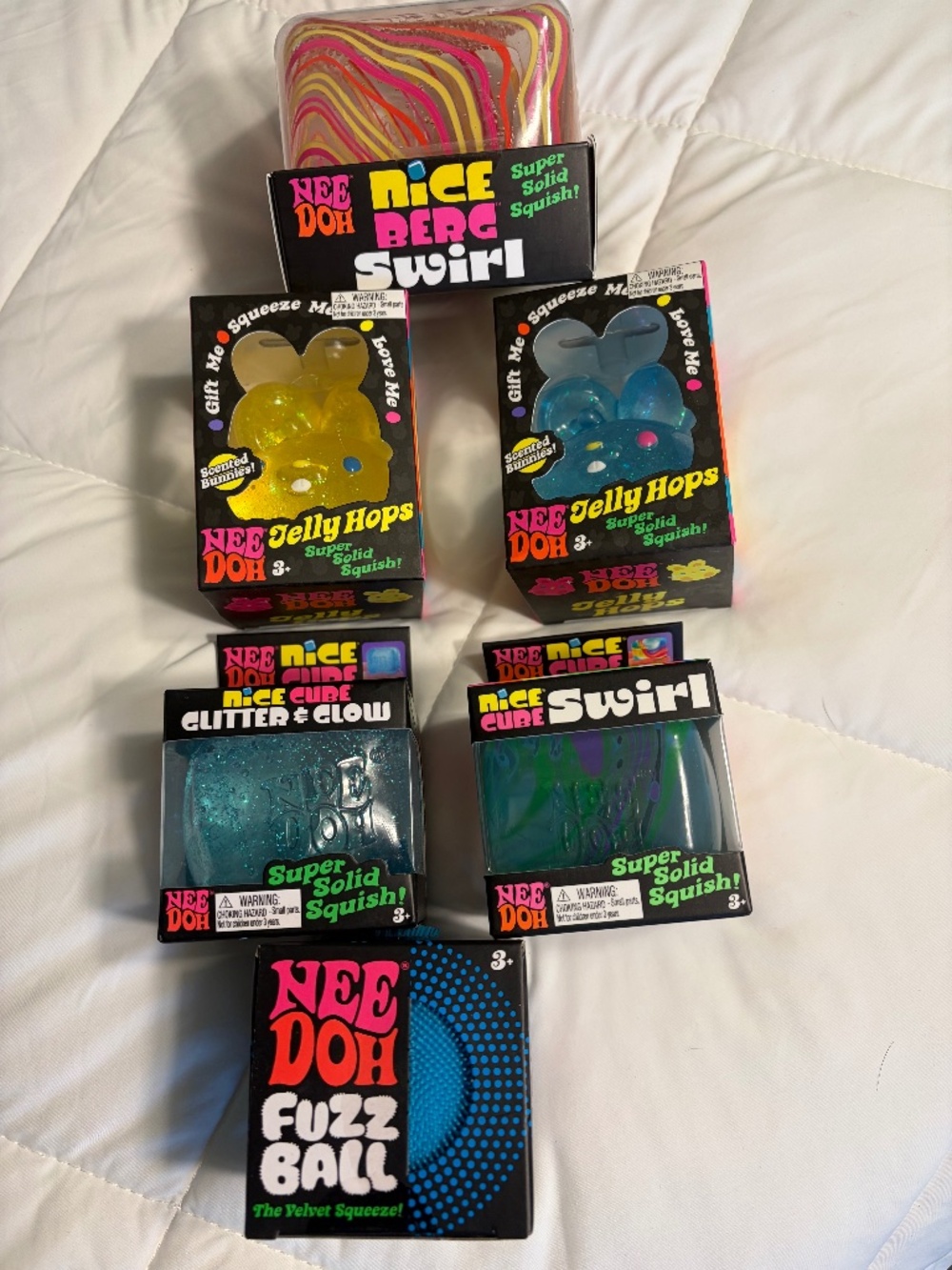 NeeDoh lot of 5 new in box squishies